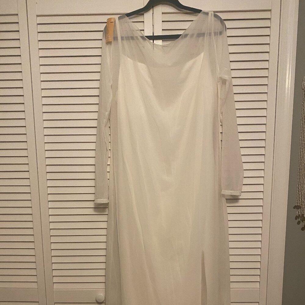 White Popilush Shapewear Dress